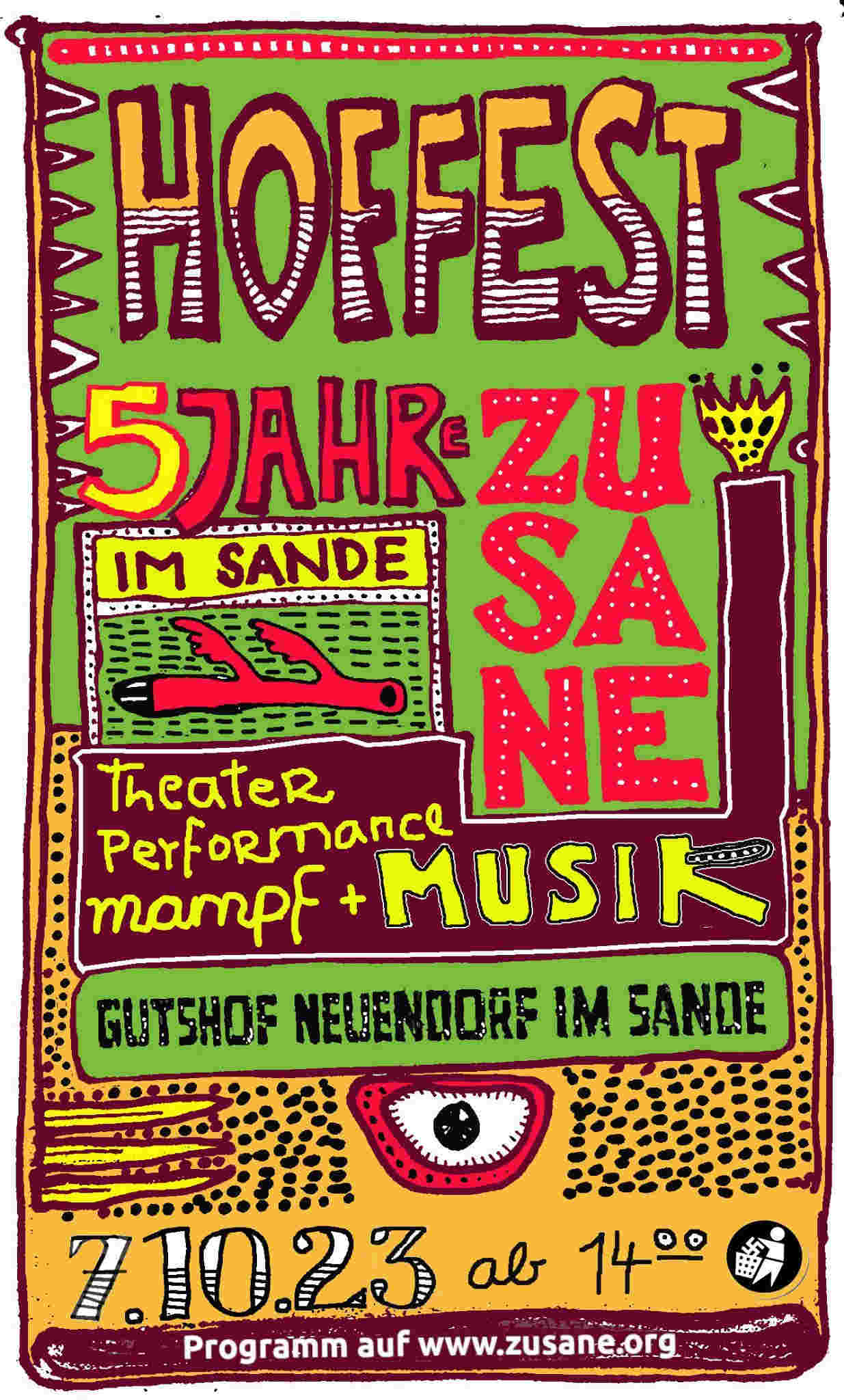 Hoffest Zusane // 07.10. - save the date