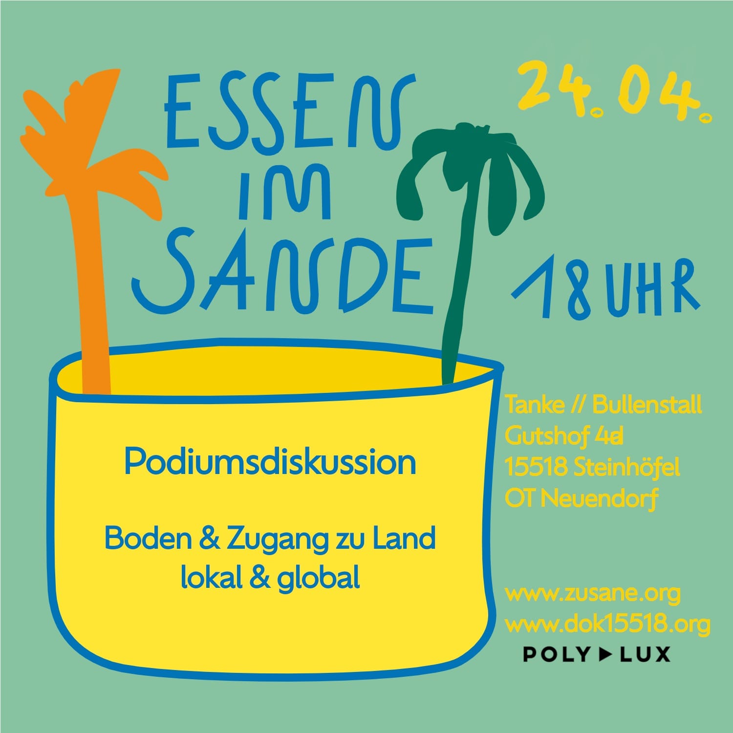 Essen im Sande 24.04.26 // Boden&Zugang zu Land