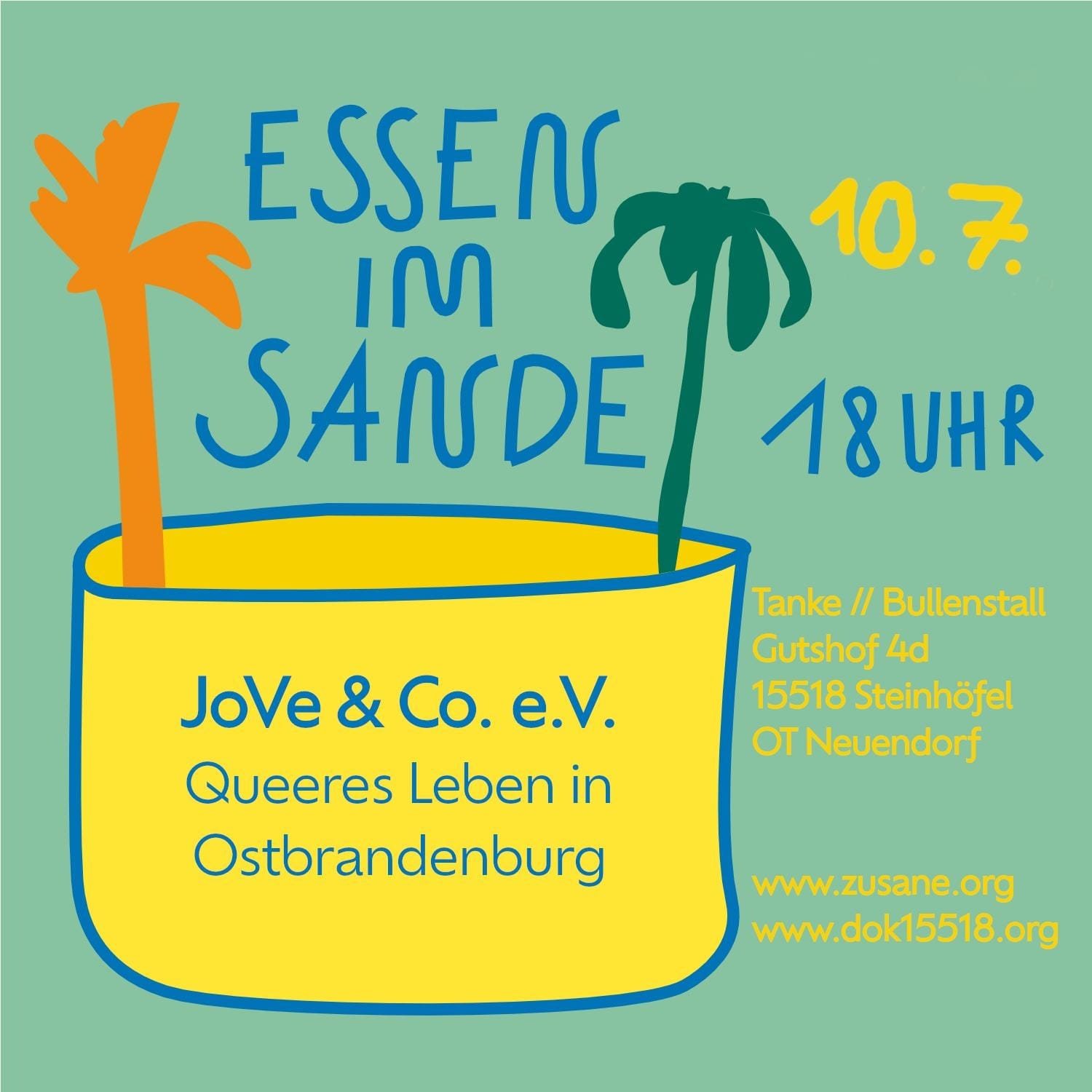Essen im Sande 10.07.26 // Podiumsgespräch mit JoVe & Co e.V.